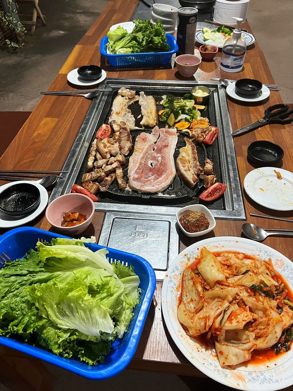 이모네 삼겹살 상차림