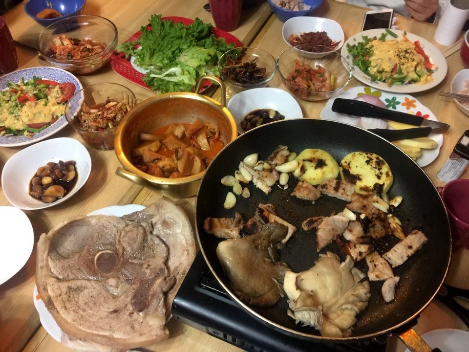 이모네 삼겹살과 쌈